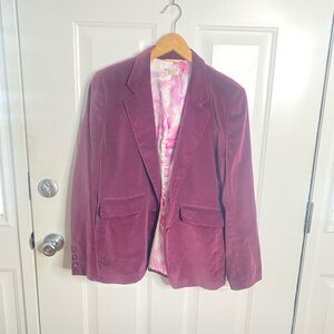 Velvet Blazer in beautiful mauve